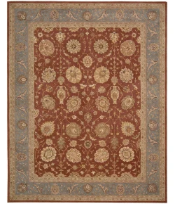 Nourison Home Heritage Hall Brick HE24 9ft. x Round Round Rug