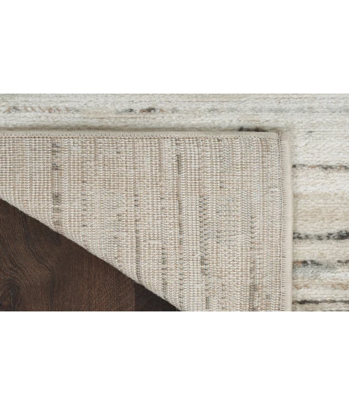 Nourison Serenity Home Ivory Beige SRH03 2 ft. 2 in. X 7 ft. 6 in. Rectangle Rug