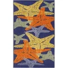 Nourison Home Aloha ALH28 Blue Multicolor 2 ft. 3 in. X 8 ft. Area Rug