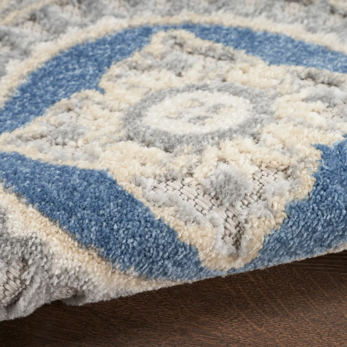 Nourison Aloha Area Rug ALH30 Blue/Grey