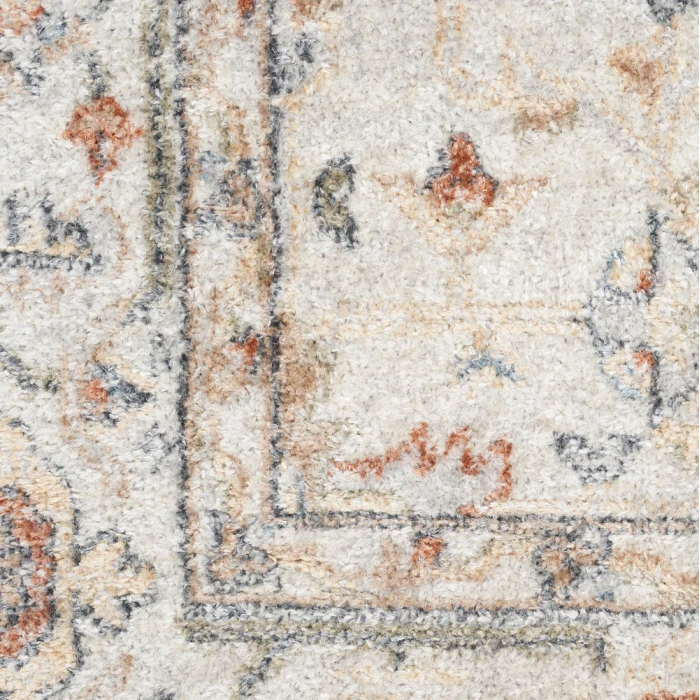 Nourison Astra Machine Washable Area Rug ASW11 Grey/Multi