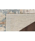 Nourison Astra Machine Washable Silver Blue ASW11 6 ft. 7 in. X 9 ft. Rectangle Rug