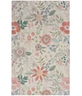 Nourison Nourison Washables Cream Multicolor NWB06 4 ft. X 6 ft. Rectangle Rug