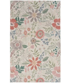 Nourison Home Nourison Washables NWB06 Cream Multicolor 4 ft. X 6 ft. Area Rug