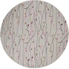 Nourison Home Grafix GRF15 Grey 8 ft. Round Area Rug
