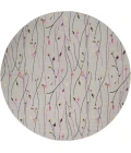Nourison Grafix Round Area Rug GRF15-Grey