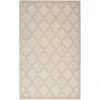 Nourison Home Easy Care NES01 Cream 4 ft. X 6 ft. Area Rug