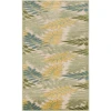 Nourison Home Aloha ALH18 Green Multicolor 2 ft. 3 in. X 8 ft. Area Rug