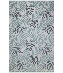 Nourison Home Garden Oasis GOA01 Blue 9 ft. X 12 ft. Area Rug
