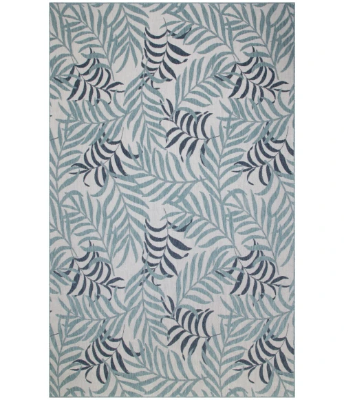 Nourison Garden Oasis Blue GOA01 9 ft. X 12 ft. Rectangle Rug