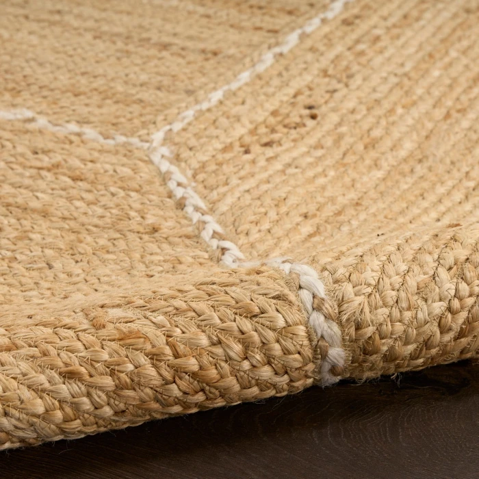 Nourison Terrazzo Jute Natural TRJ01 6 ft. X 9 ft. Rect. Rug