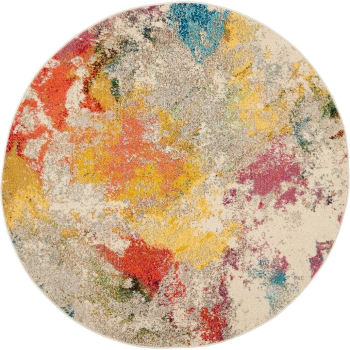 Nourison Celestial Area Rug CES12-Ivory/Multicolor