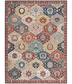 Nourison Home Parisa PSA05 Multicolor 7 ft. 9 in. X 9 ft. 9 in. Area Rug