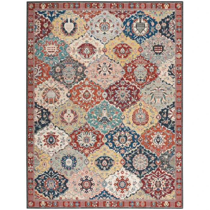 Nourison Parisa Area Rug PSA05 Multicolor 7'9" x 9'9"