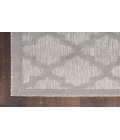 Nourison Easy Care Silver Grey NES01 2 ft. X 6 ft. Rectangle Rug