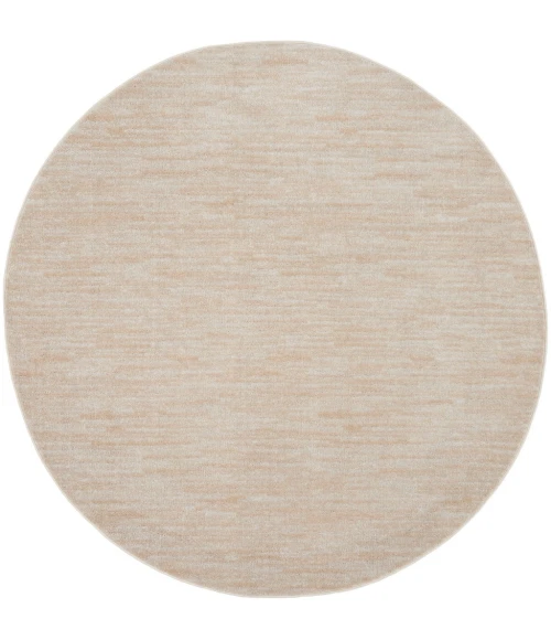 Nourison Essentials Ivory Beige Area Rug NRE01-Ivory Beige