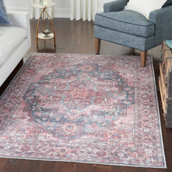 Nicole Curtis Machine Washable Series 1 Area Rug SR101 Multicolor 5' x 7'