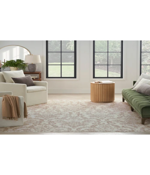 Nourison Jubilant Ivory Beige JUB09 7 ft. 10 in. X 9 ft. 10 in. Rectangle Rug