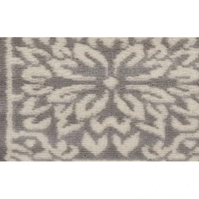 Nourison Jubilant Ivory Grey JUB06 2 ft. X 6 ft. Rectangle Rug