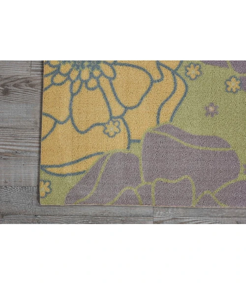 Nourison Home & Garden Square Area Rug RS021-Green