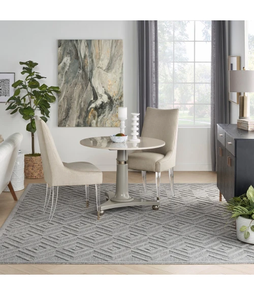Nourison Versatile Area Rug NRV01 Silver Grey