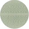 Nourison Positano Blue Green POS02 4ft. Round Rug