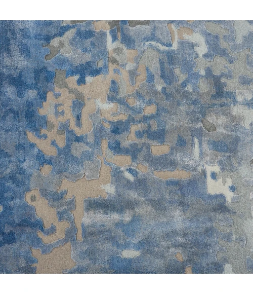 Nourison Prismatic Area Rug PRS17 Denim 9'9" x 13'9"