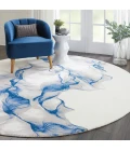 Nourison Twilight Round Area Rug TWI27 Ivory/Blue 8' Round