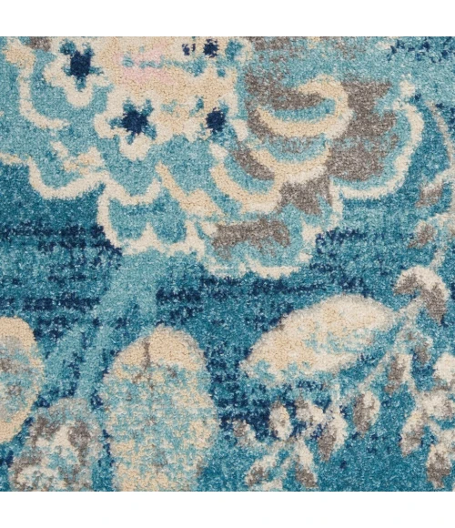 Nourison Tranquil Area Rug TRA02-Turquoise