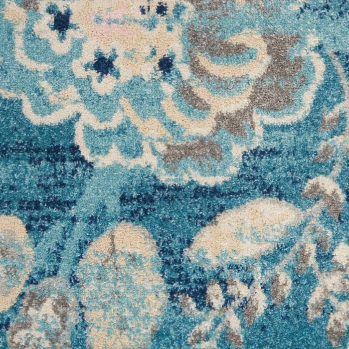 Nourison Tranquil Area Rug TRA02-Turquoise