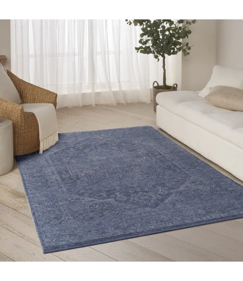 DKNY Pure Shades Blue SAD02 4ft. x 6ft. Rect. Rug