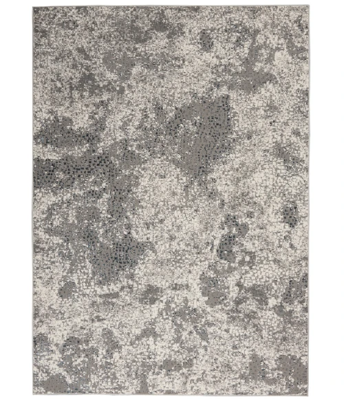Michael Amini MA90 Uptown Area Rug UPT02-Ivory/Grey