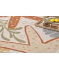 Nourison Aloha Ivory Multicolor ALH24 7 ft. 10 in. Round Rug