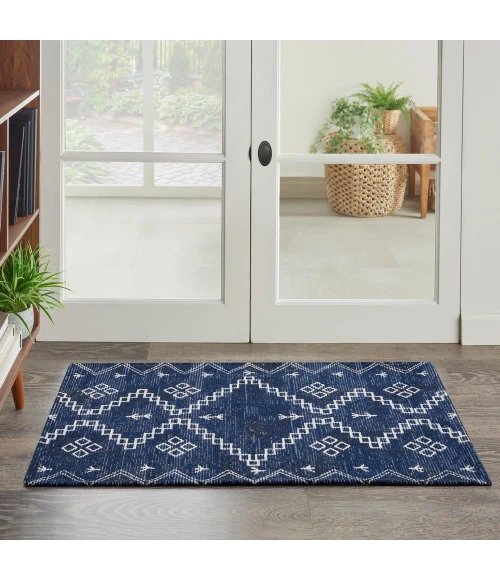 Nourison Brixton Area Rug BRX01 Navy