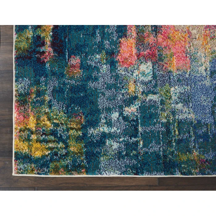 Nourison Celestial Area Rug CES09-Blue/Yellow