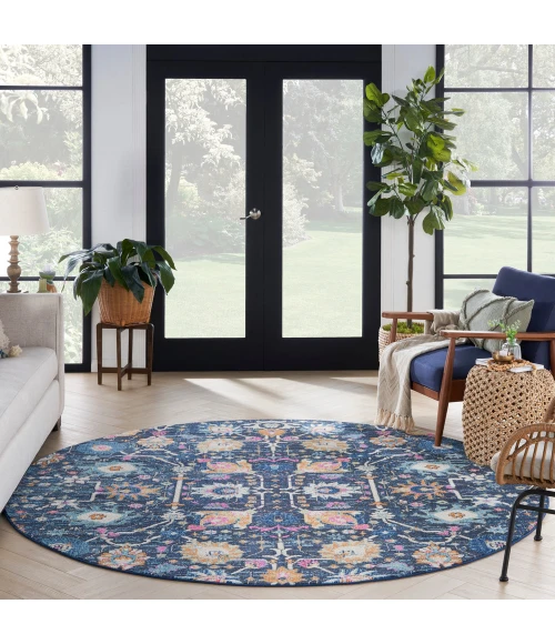 Nourison Passion Area Rug PSN01 Navy