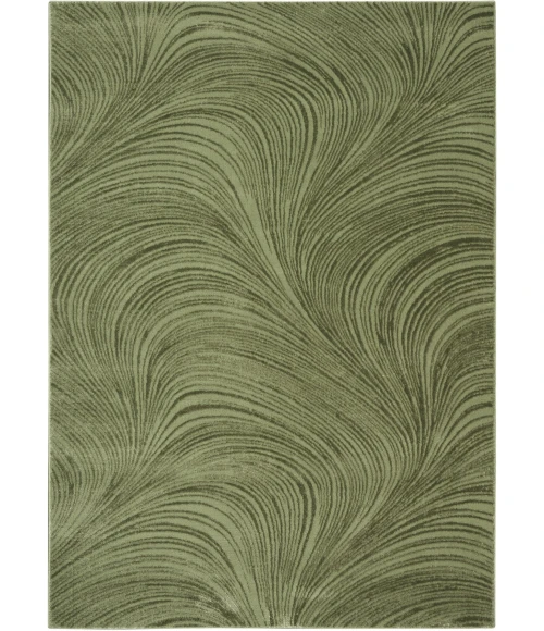 DKNY Central Park West Green CEP02 7ft.10in. x 9ft.10in. Rect. Rug