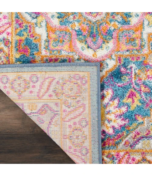 Nourison Passion Area Rug PSN20-Teal Multicolor