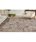Nourison Garden Oasis Mocha GOA01 9 ft. X 12 ft. Rectangle Rug