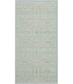 Nourison Home Jubilant JUB06 Ivory Green 2 ft. X 4 ft. Area Rug