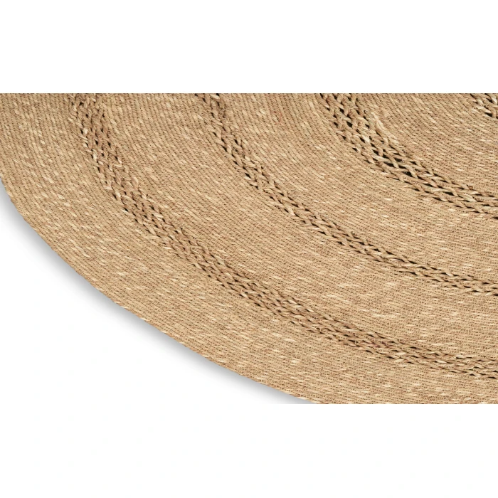Nourison Natural Seagrass Natural NSG01 4 ft. Round Rug