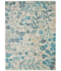 Nourison Tranquil Area Rug TRA03-Ivory/Turquoise