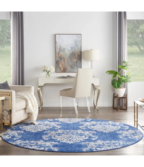 Nourison Whimsicle Area Rug WHS11-Navy Ivory