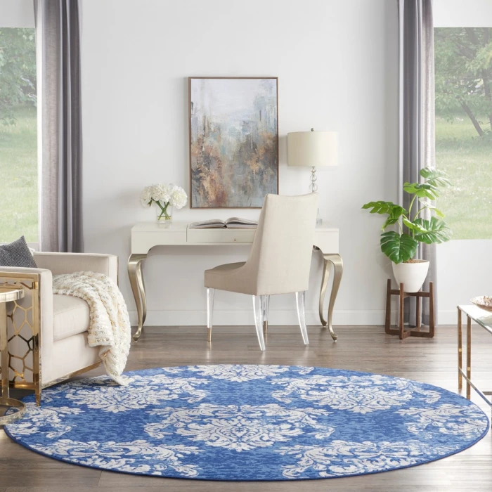 Nourison Whimsicle Area Rug WHS11-Navy Ivory