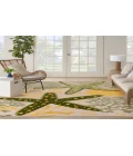 Nourison Aloha Green Yellow ALH24 10 ft. X 14 ft. Rectangle Rug