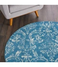 Nourison Jubilant Round Area Rug JUB09-Blue