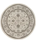 Nourison Serenity Home Ivory Mocha SRH02 4 ft. X Round Rug