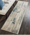 Nourison Maxell Runner Area Rug MAE17-Ivory/Teal