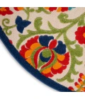 Nourison Aloha Round Area Rug ALH17-Multicolor