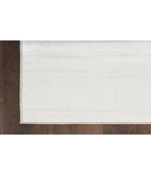 Nourison Washable Essentials Ivory Grey WAE01 7 ft. 10 in. X 9 ft. 10 in. Rectangle Rug